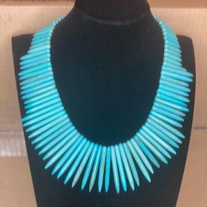 Turquoise necklace/collar - custom
